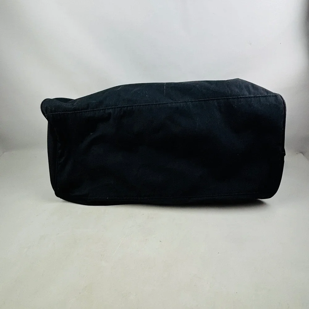 Vintage Disney Mickey Unlimited Zip Duffel‎ Bag Mouse Attitude Wear Black Strap